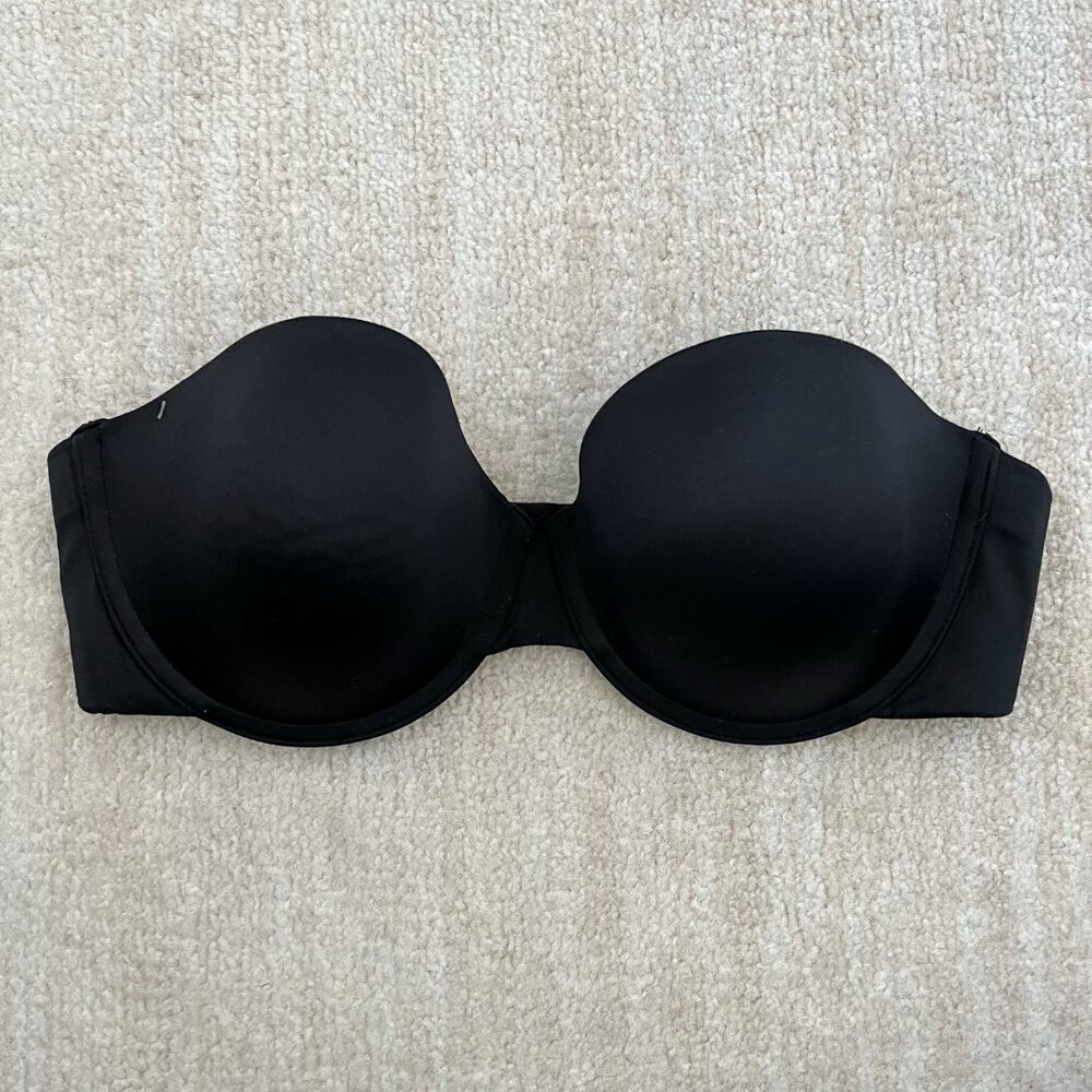 Maidenform Strapless Black Bra 38C